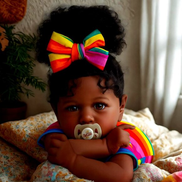 Reborn Baby Girl Doll Life Like Realistic Toddler & Accessories in Box - Picture 2 of 7